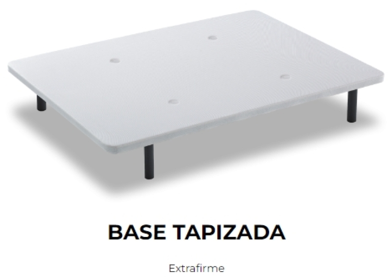 Base tapizada extrafirme 120/135X180/190( SIN PATAS)